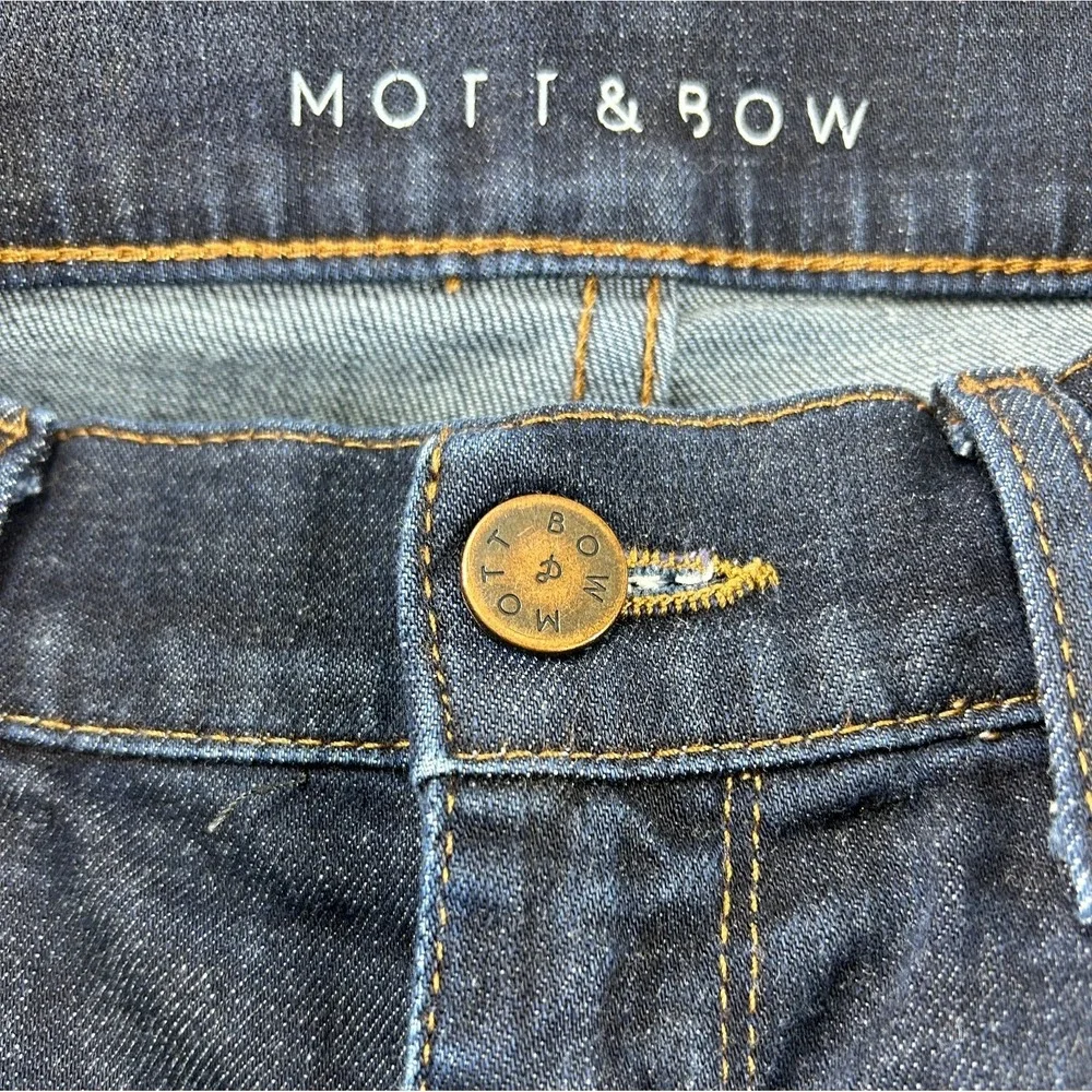 Mott & Bow Slim Jeans Men's 31x30 Dark Blue Stretch Denim Classic Clean Wash